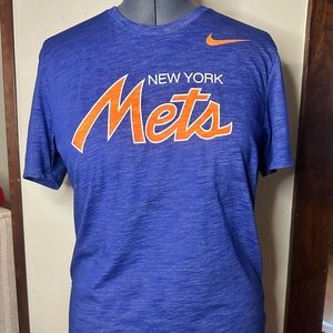 Small Blue Nike Mets dry fit shirt